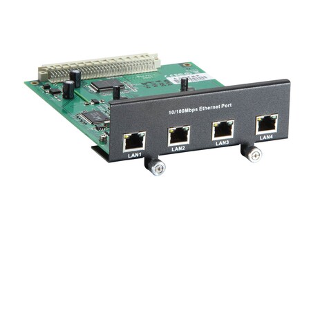 Moxa 4 10/100 Mbps LanPort Module For Da-682 DA-LN04-RJ